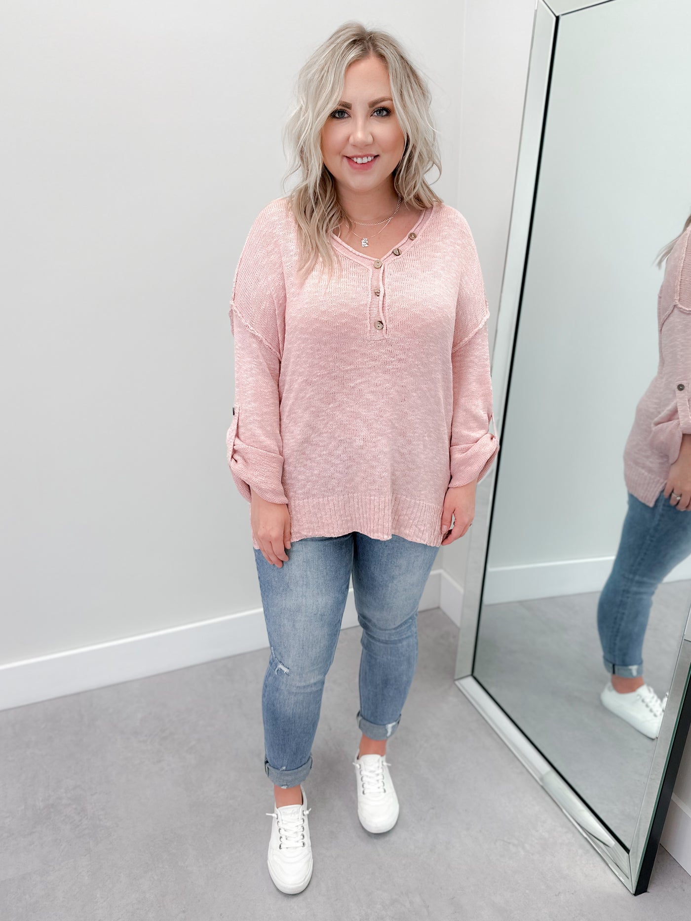 West Sweater in Blush