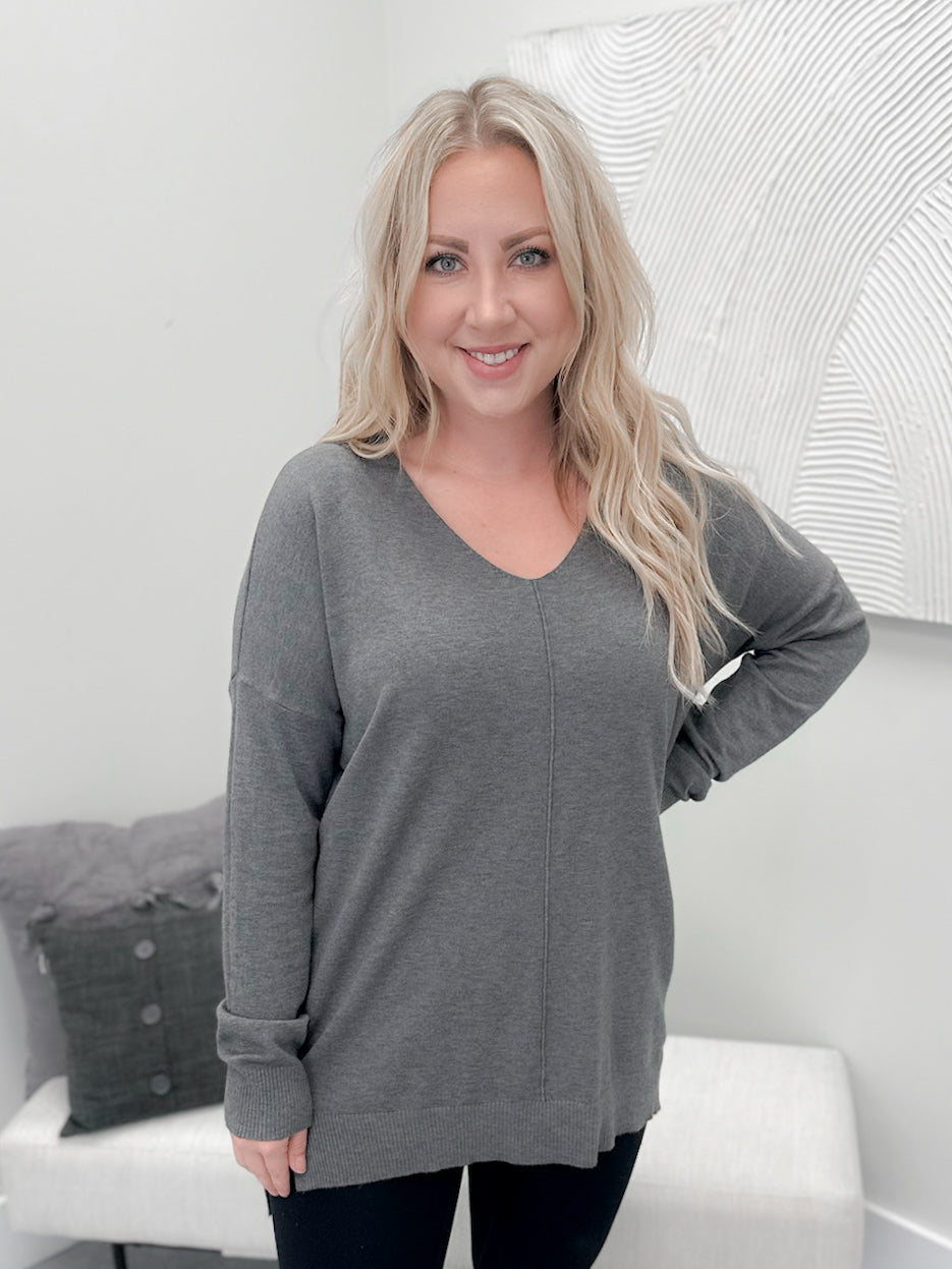 Dreamers Sweater in Charcoal