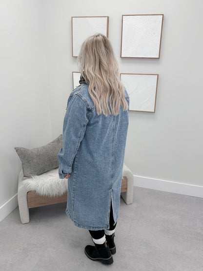 Kylen Long Jean Jacket