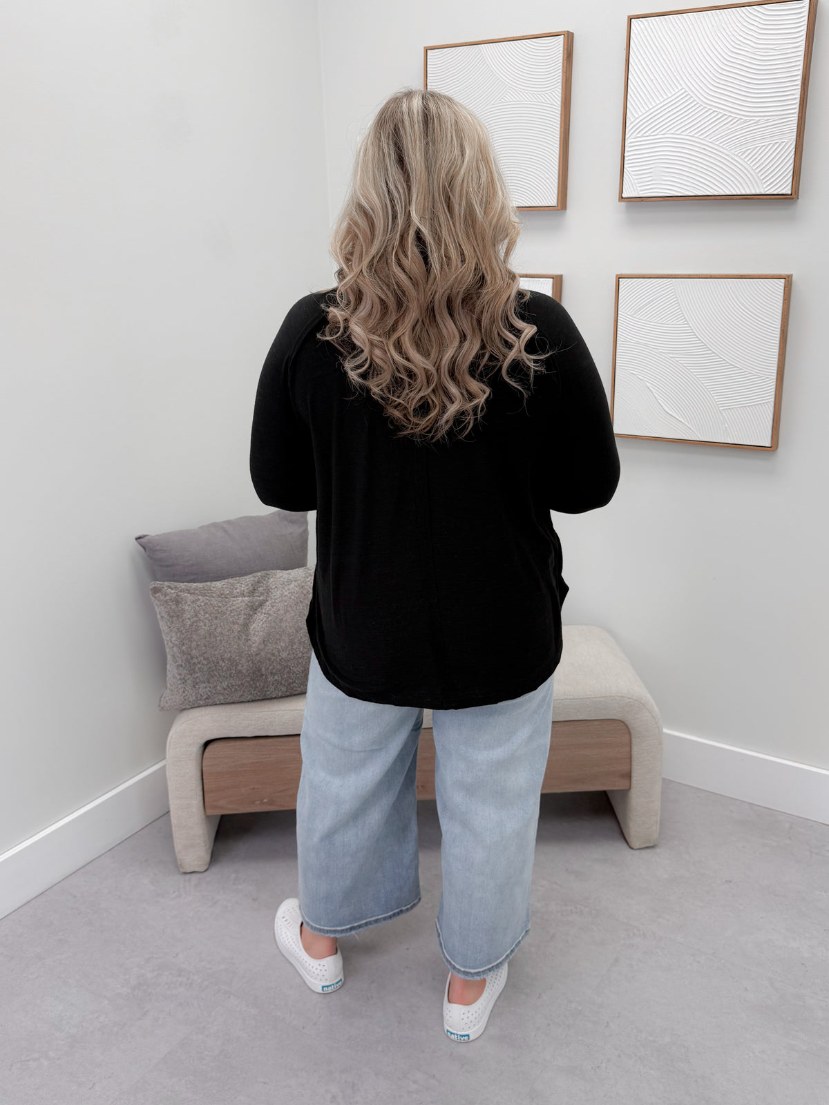 Amalia Long Sleeve in Black
