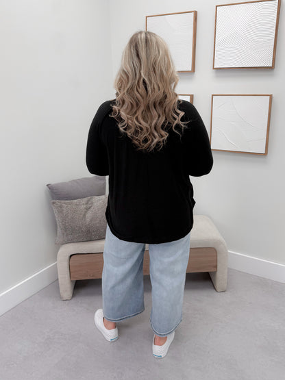 Amalia Long Sleeve in Black
