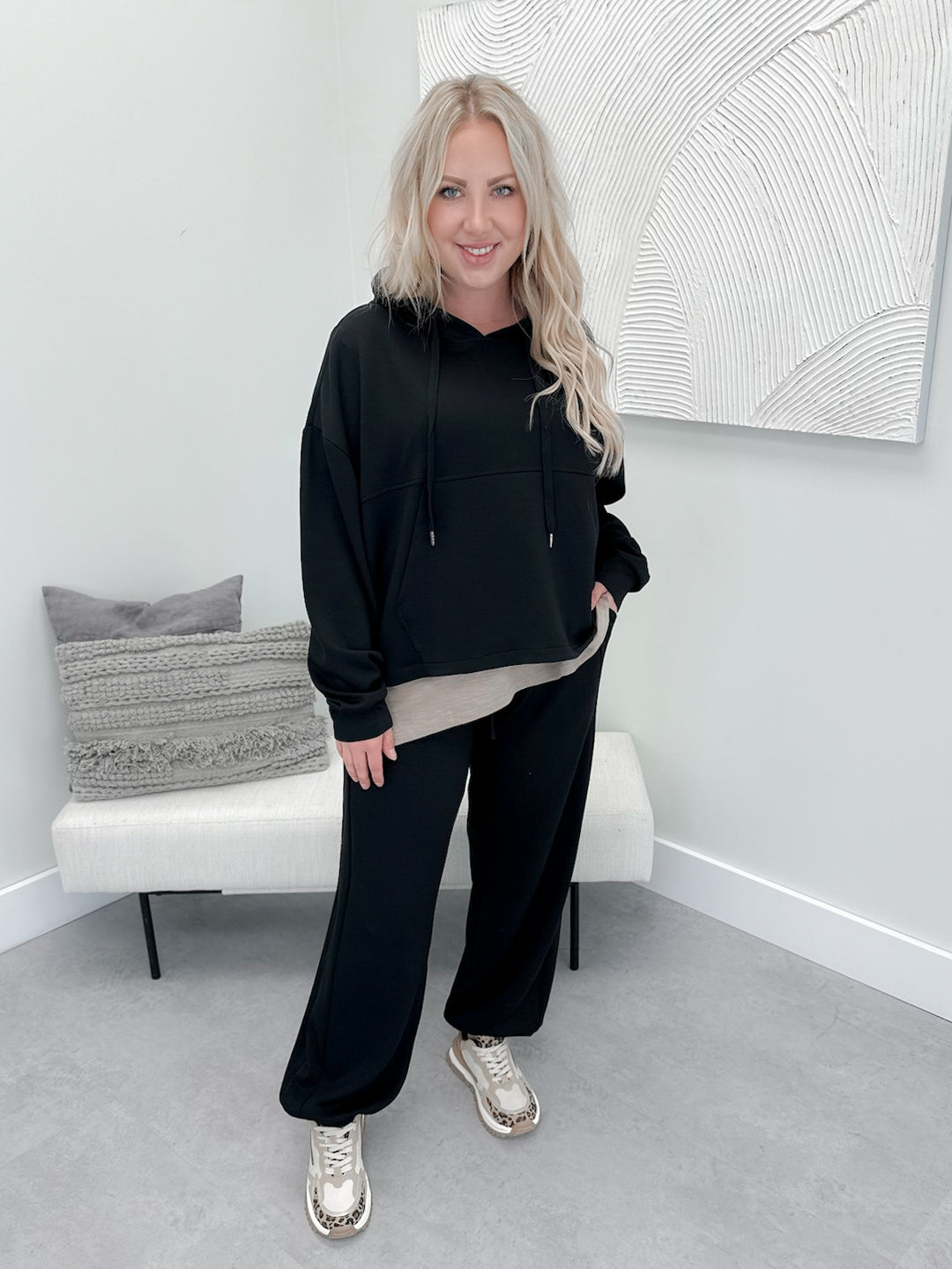 Everett Jogger Set in Black