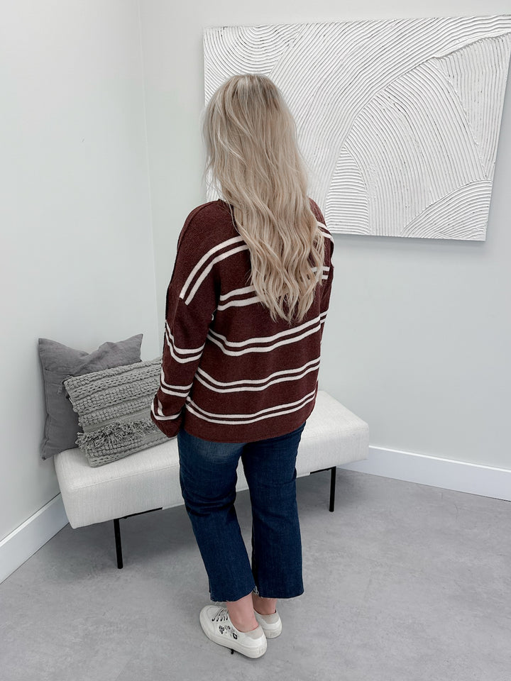 Amara Sweater in Chestnut