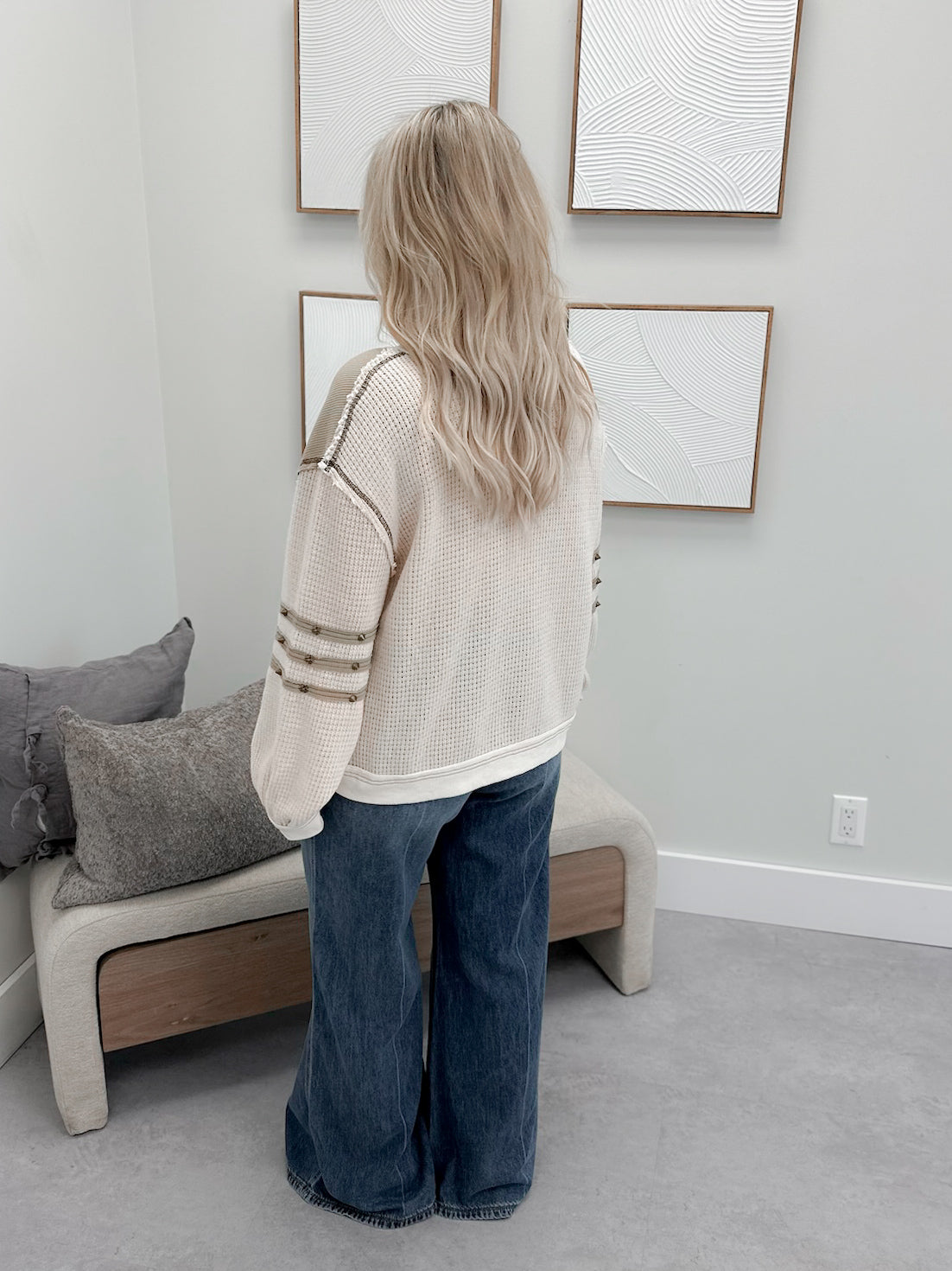 Leona Pullover in Cream