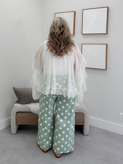 Tatum Blouse in Ivory