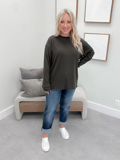 Galoway Long Sleeve in Olive