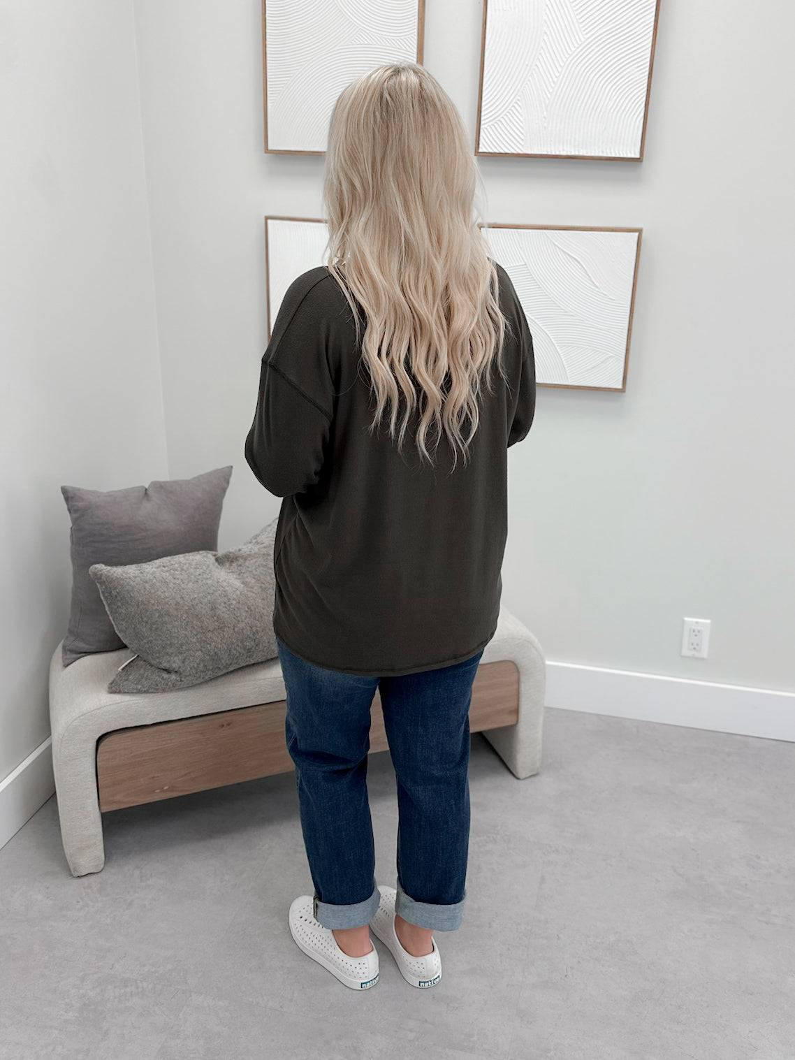Galoway Long Sleeve in Olive