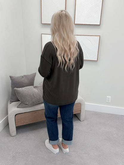 Galoway Long Sleeve in Olive