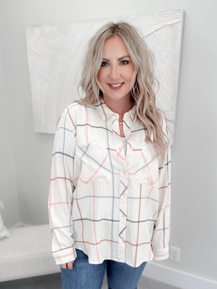 Favourite Button Up in Multi by Grace & Lace