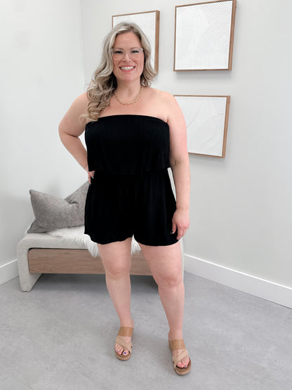Rory Strapless Romper