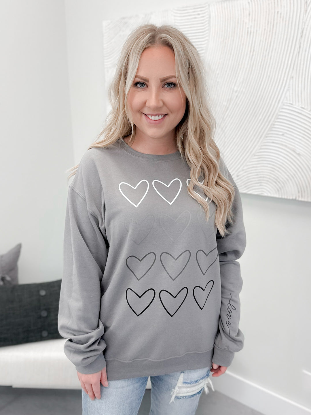 Adore Pullover in Grey by Ash + Antler