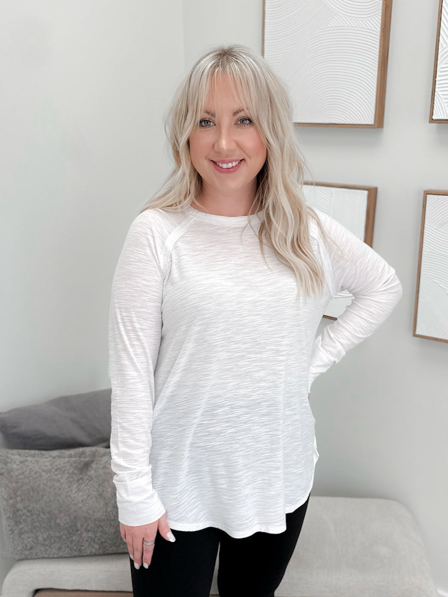 Amalia Long Sleeve in White