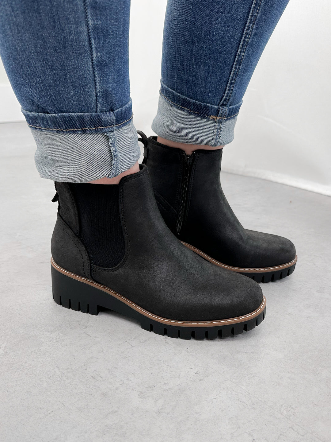 Pasadena Boot in Black by Very G