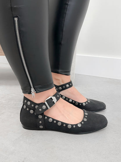 Mystic Studded Ballerina Flats