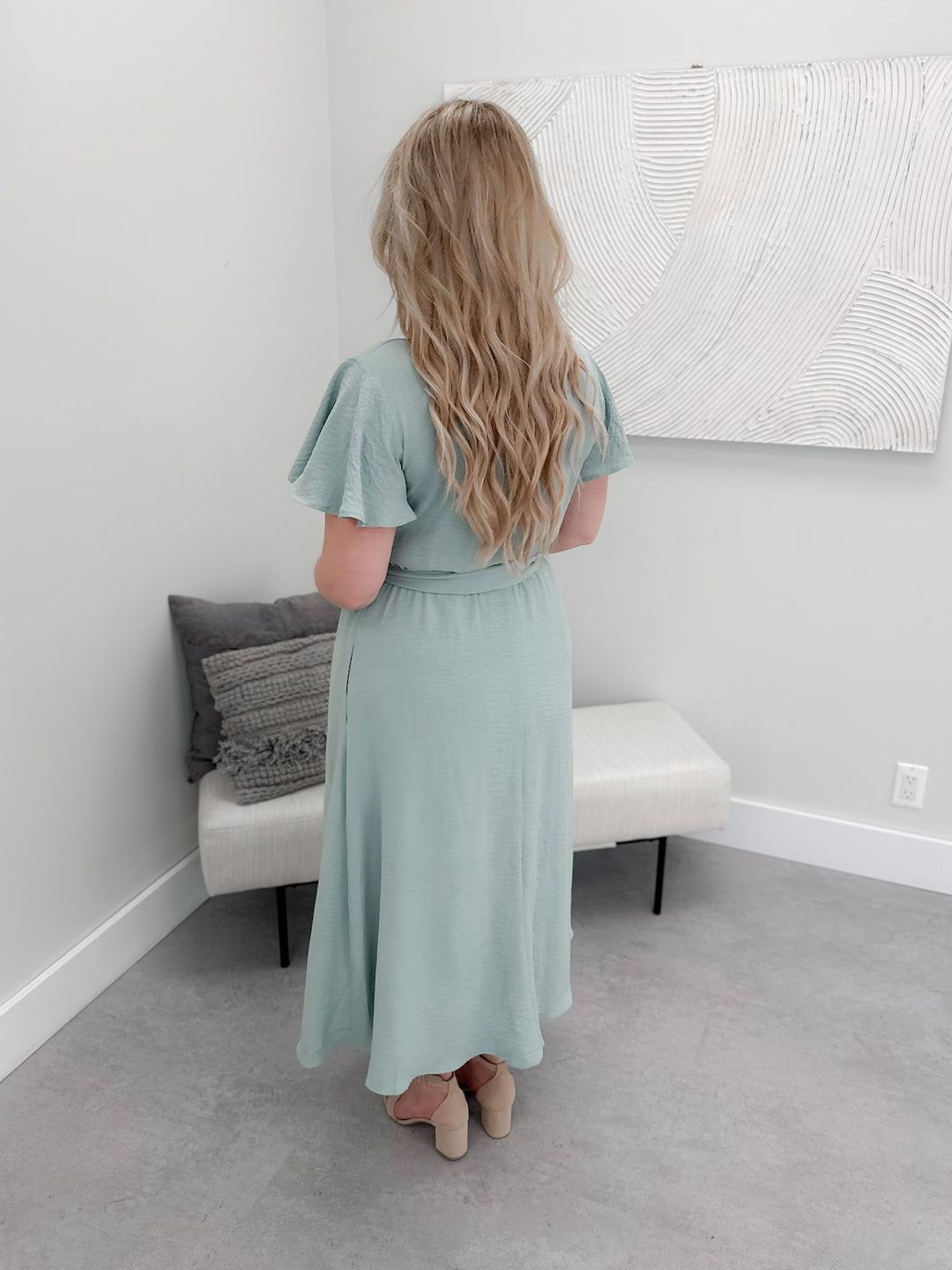 Maura Dress in Sage