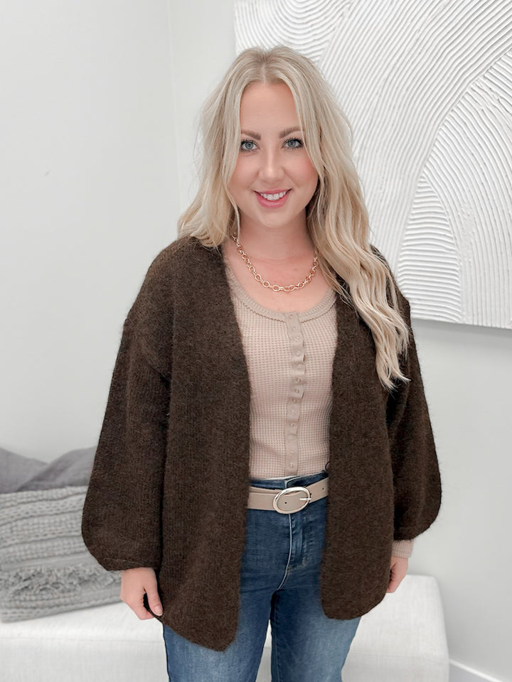 Josie Cardigan in Brown