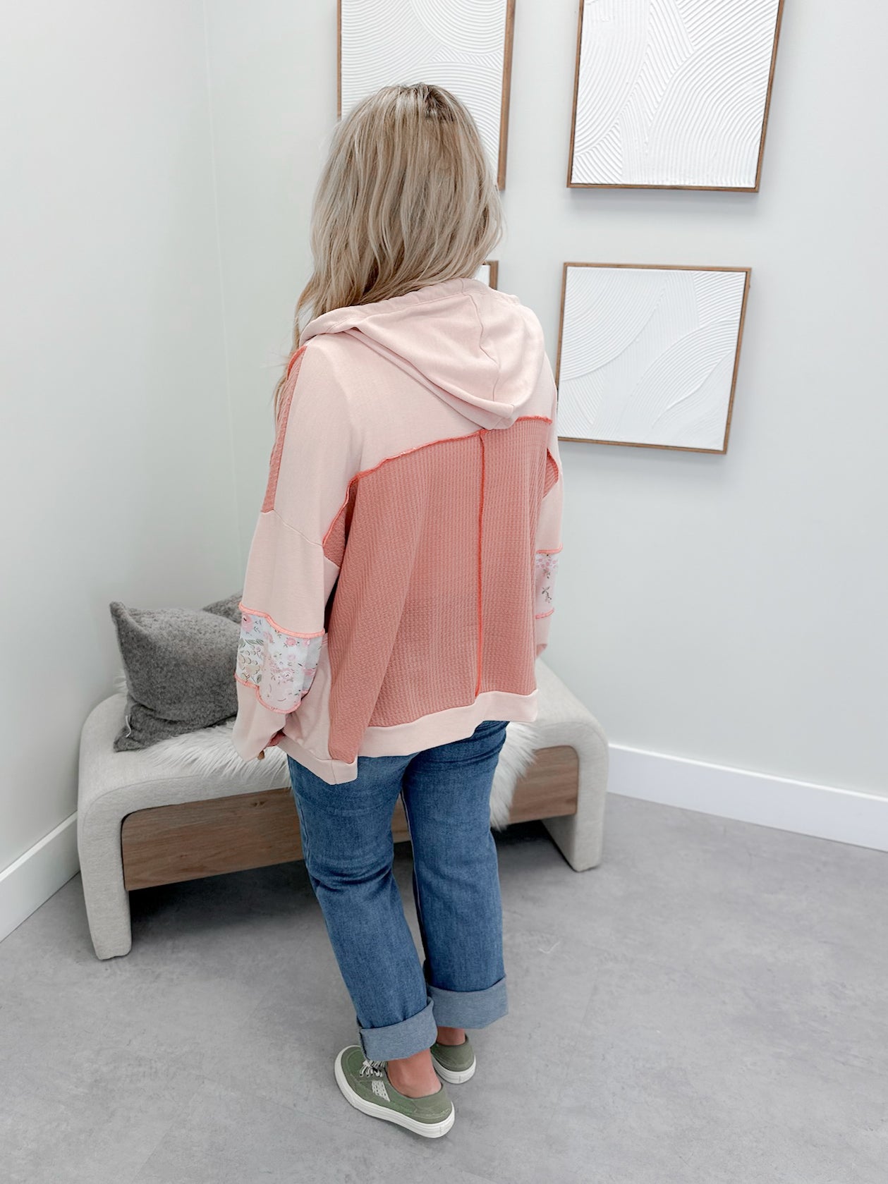 Remy Cardigan in Mauve Blush