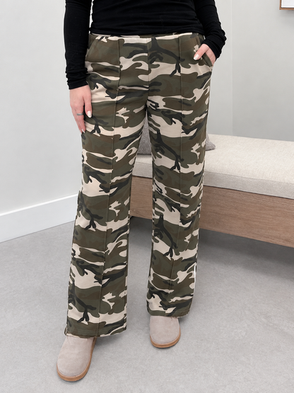 Kalista Pant in Olive Camo