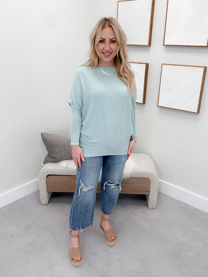 Lupin Sweater in Mint