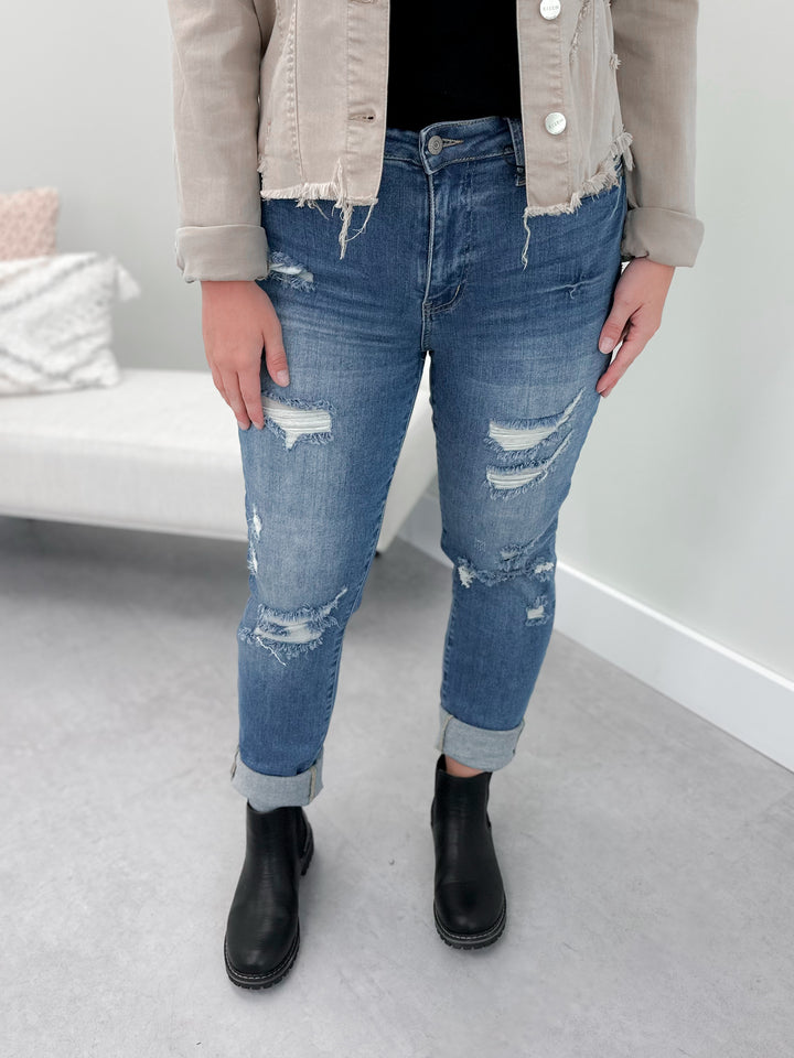 Xyla High Rise Boyfriend Jean by Judy Blue