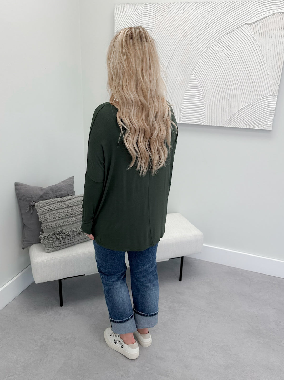 Shania Long Sleeve in Forest