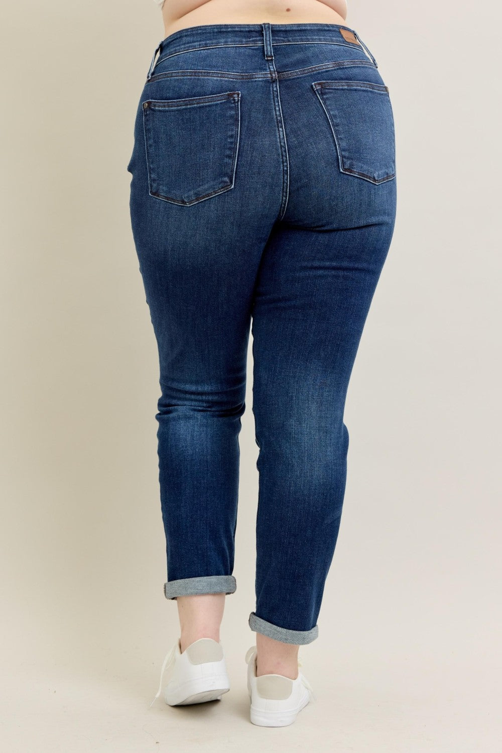 City Cuffed Slim Fit Jeans by Judy Blue