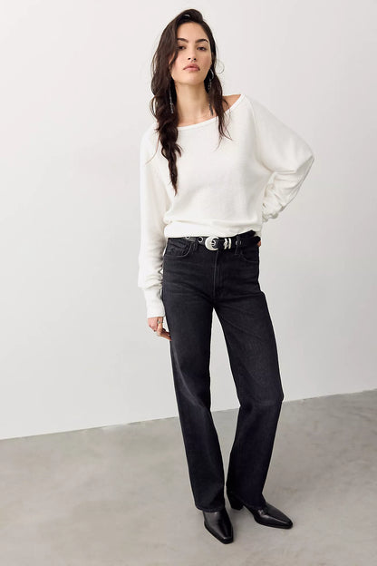 Jess Long Sleeve in Clean Ivory by Free People