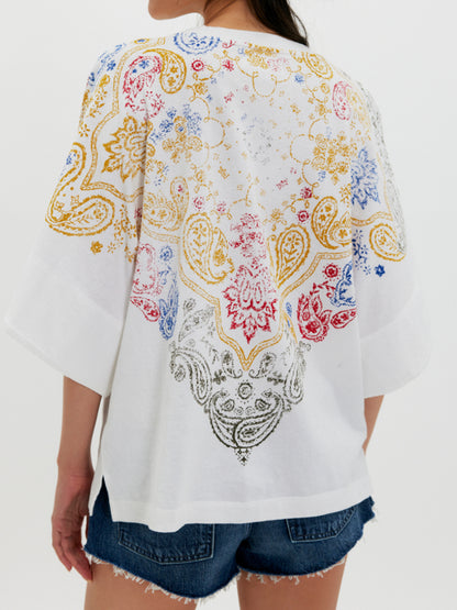 Heirloom Printed Tee by Free People