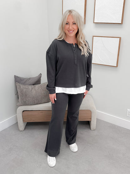 Bailee Long Sleeve in Coal