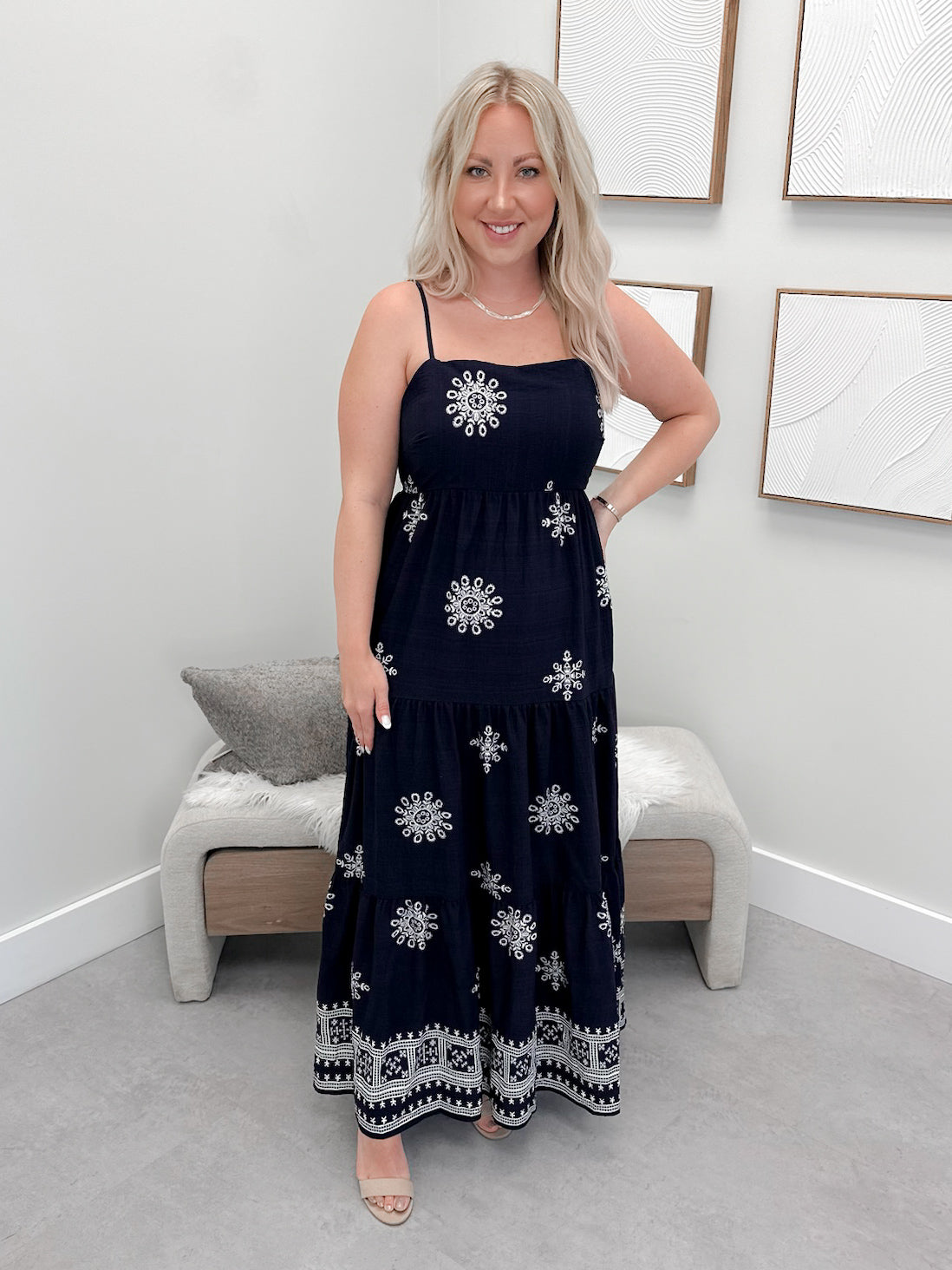 Bluetiful Dress in Navy