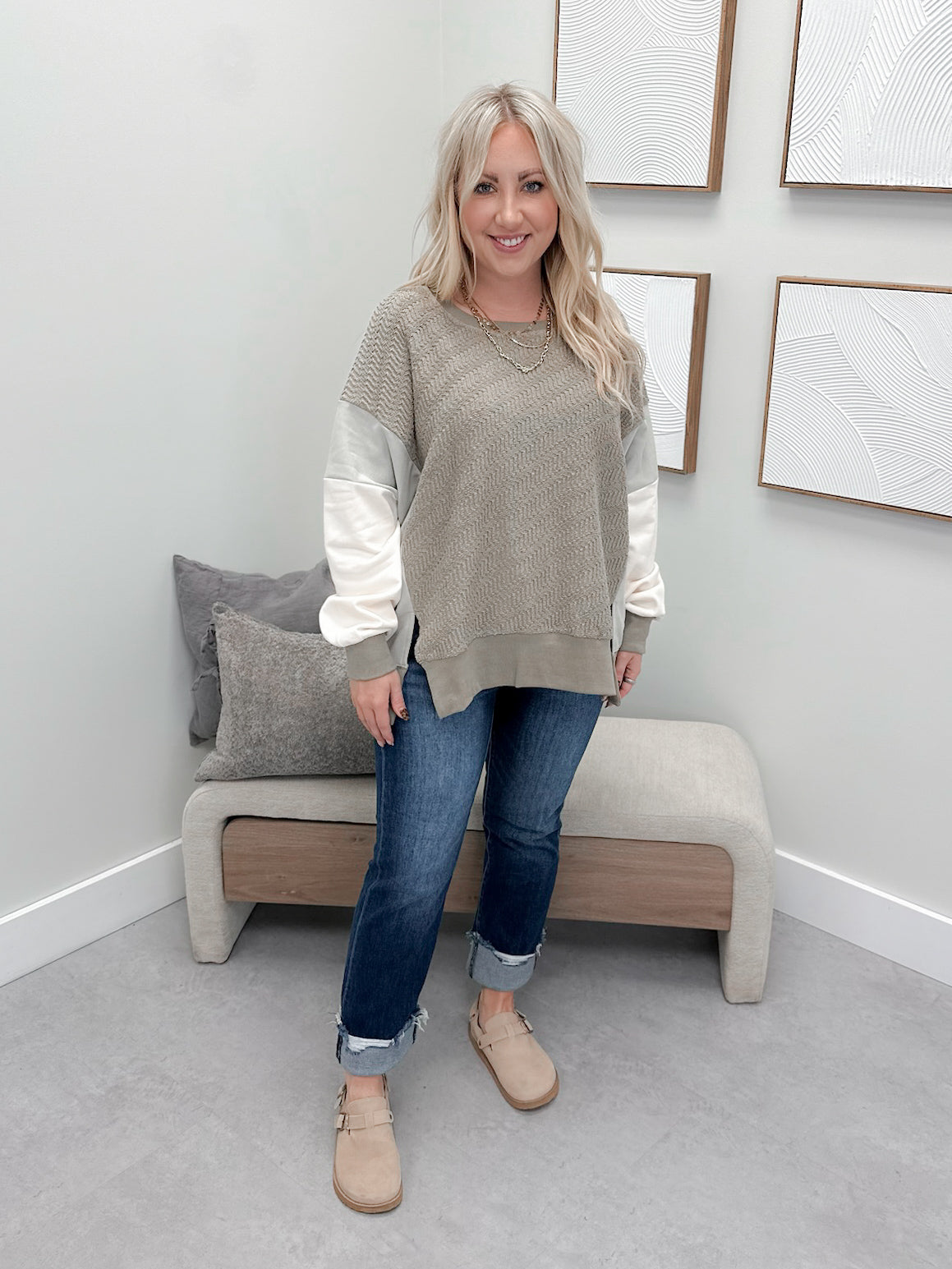 Graham Pullover in Olive