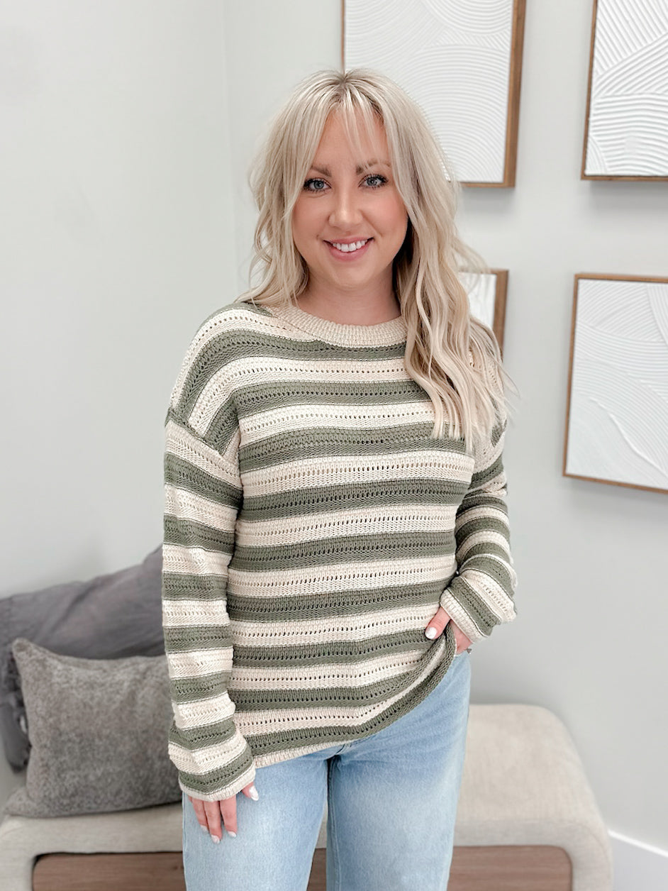 Sadie Sweater in Olive