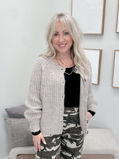 Verena Cardigan in Soft Brown