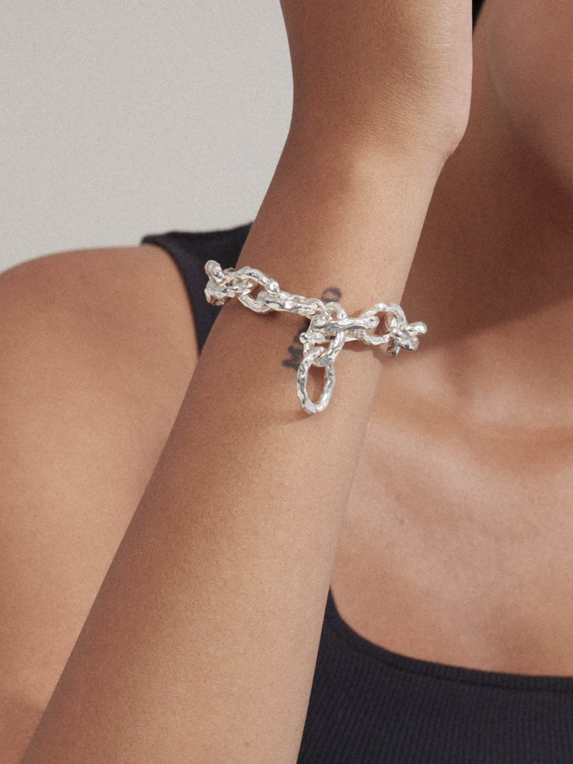 Pilgrim Reflect Cable Chain Bracelet