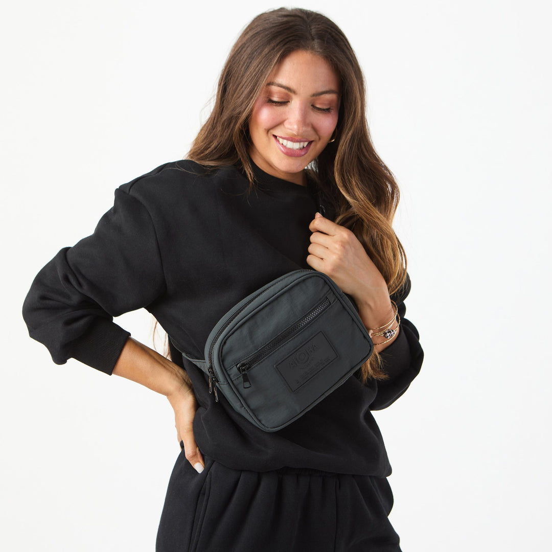 Hip Pack in Black by ALOHA