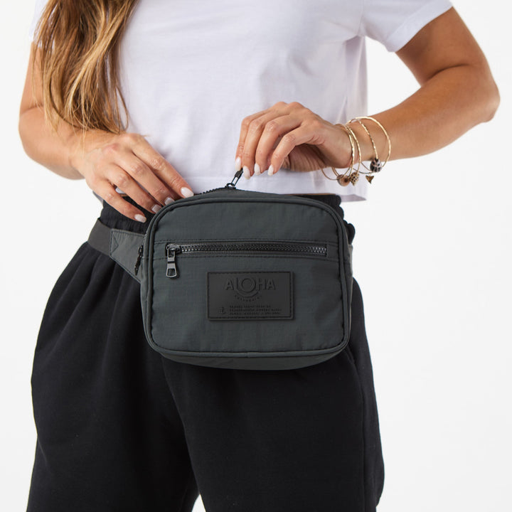 Hip Pack in Black by ALOHA