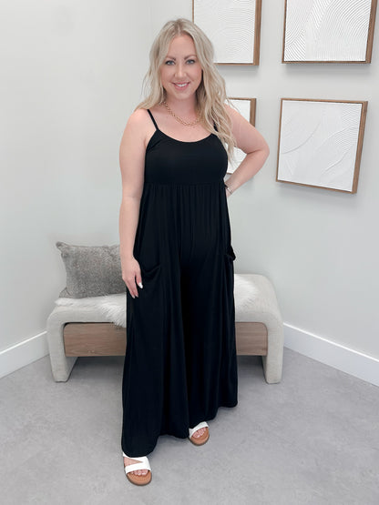 Bashful Romper in Black