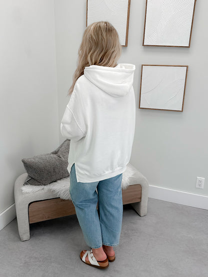 Edison Hoodie on Ivory