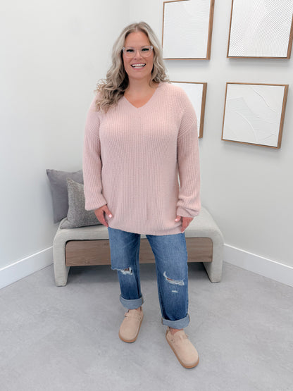 Lizzie Sweater in Mauve