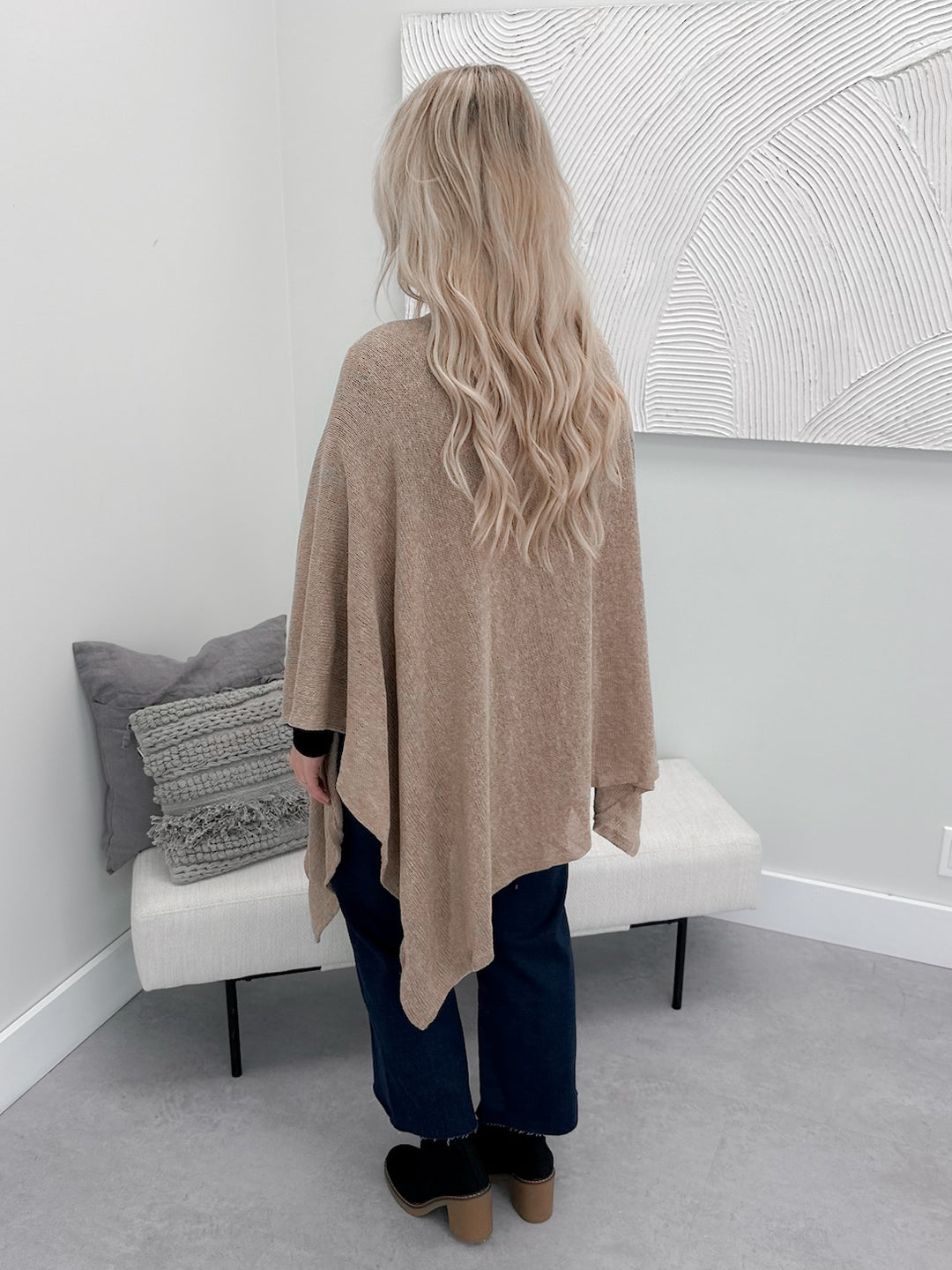 Sophia Shawl in Almond