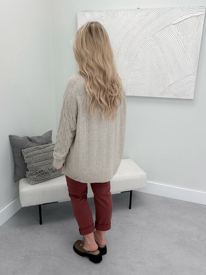 Elm Sweater in Taupe