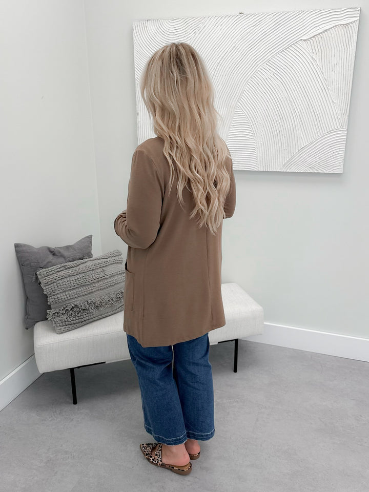 Cori Cardigan in Cocoa