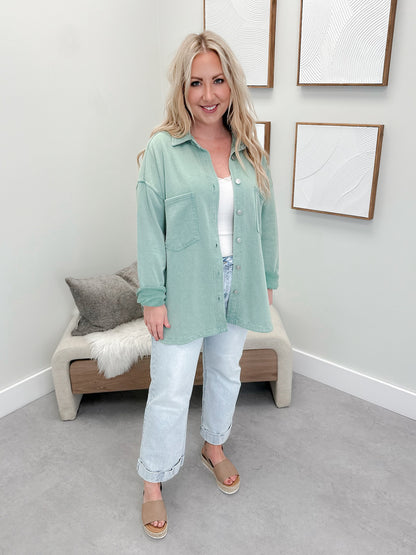 Sammy Shacket in Sage