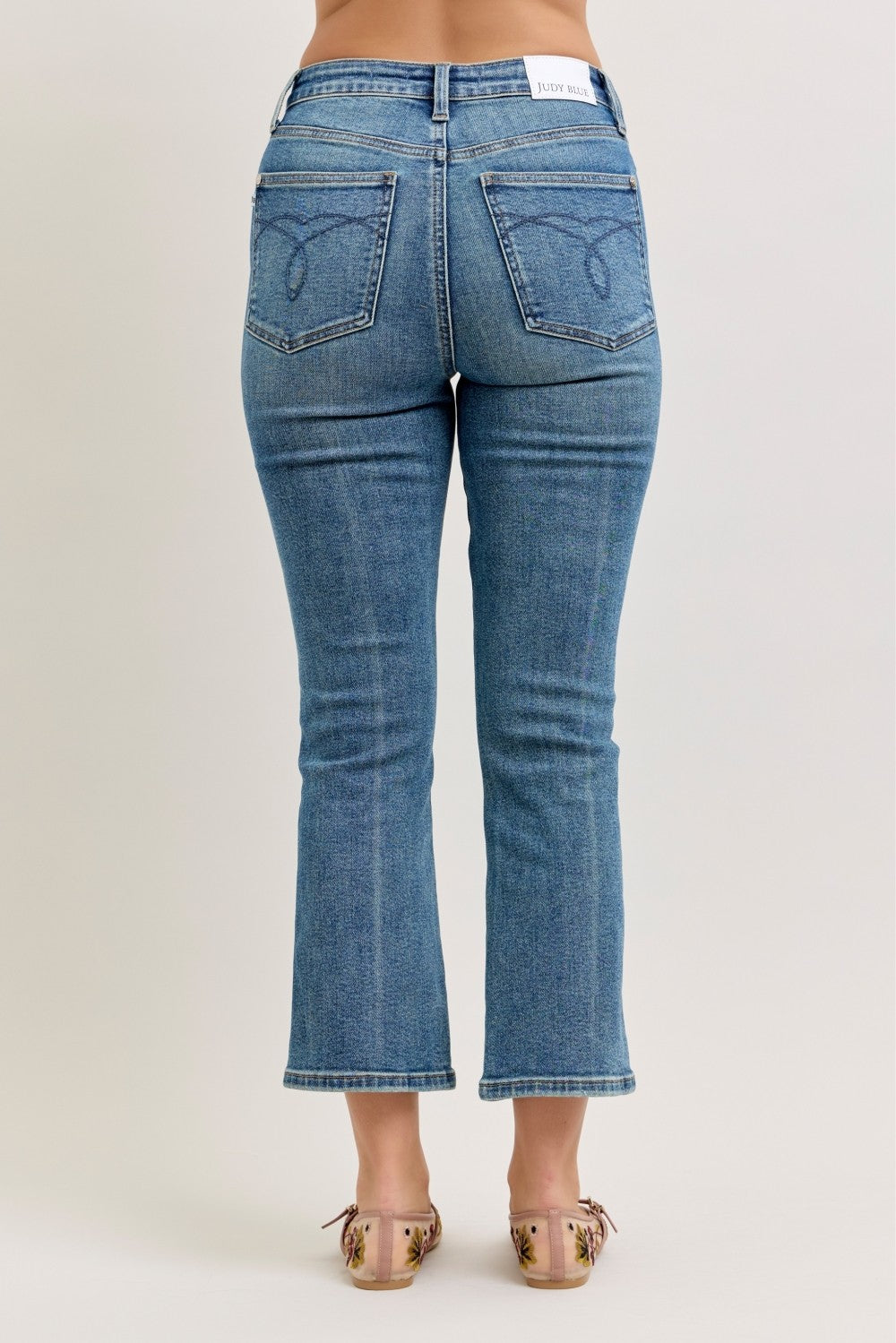 Orion Tummy Control Kick Flare Jeans by Judy Blue