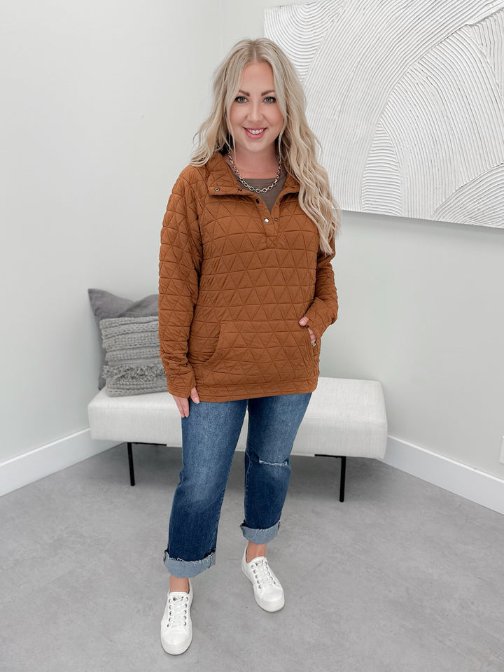 Cormac Pullover in Rust