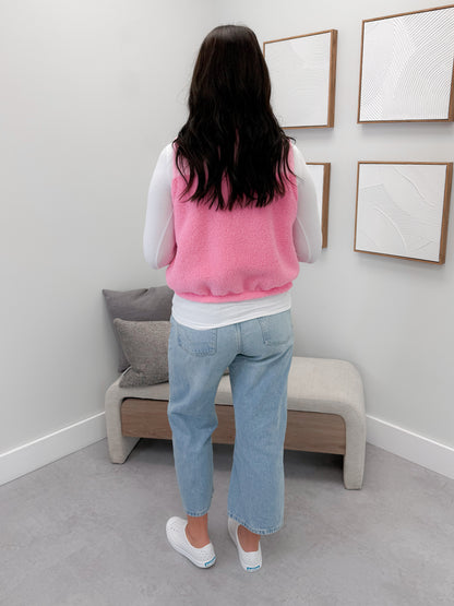Tegan Vest in Pink