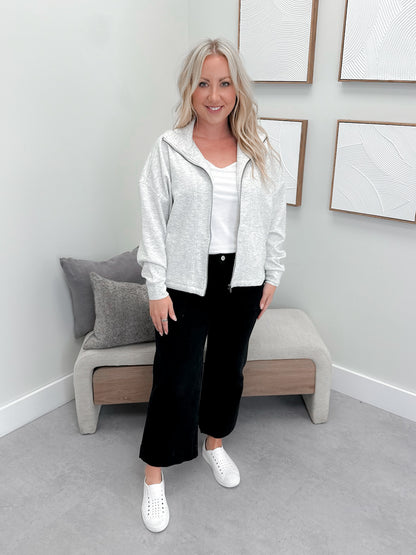 Archer Full Zip in Grey