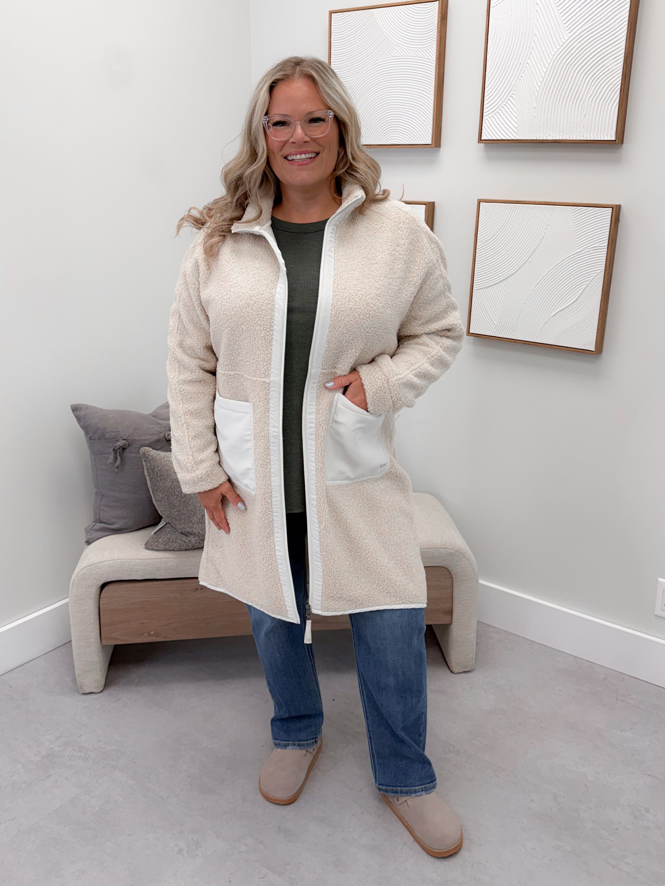 Canmore Long Jacket in Birch