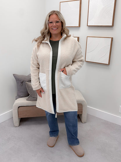 Canmore Long Jacket in Birch