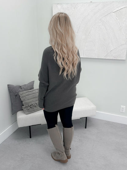 1129 Sweater in Iron by Twenty Nine The Label